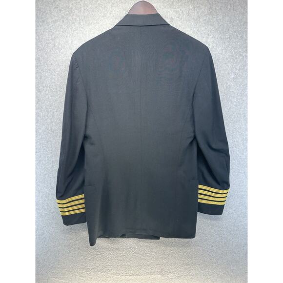 Abbott Vintage Mens Naval Captains At Sea Coat SDB Size 40 Reg Tailored - Picture 2 of 14